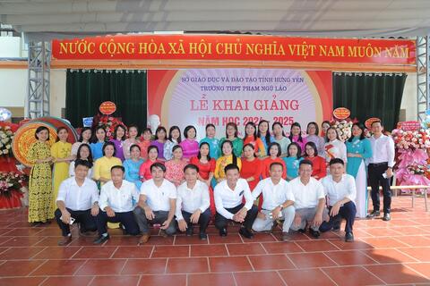 TRƯỜNG THPT PHẠM NGŨ LÃO TỔ CHỨC THÀNH CÔNG LỄ KHAI GIẢNG NĂM HỌC 2024-2025